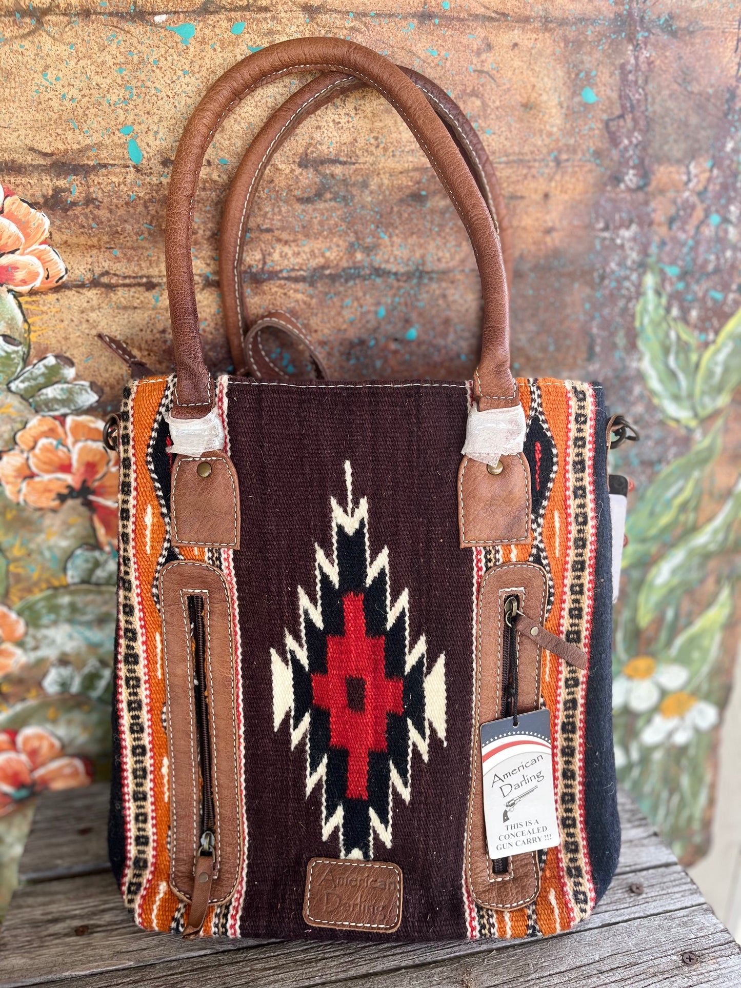 Saddle bag tote