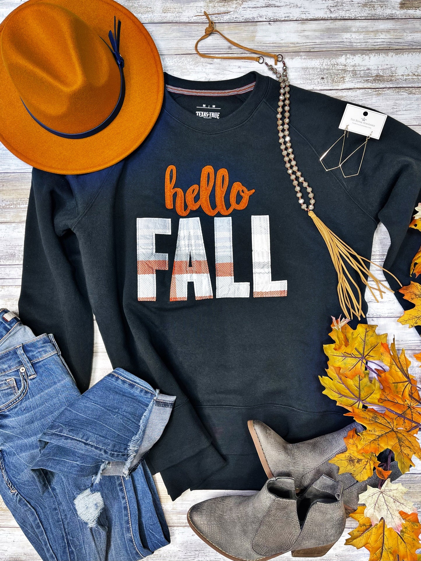 Hello Fall Applique Sweatshirt