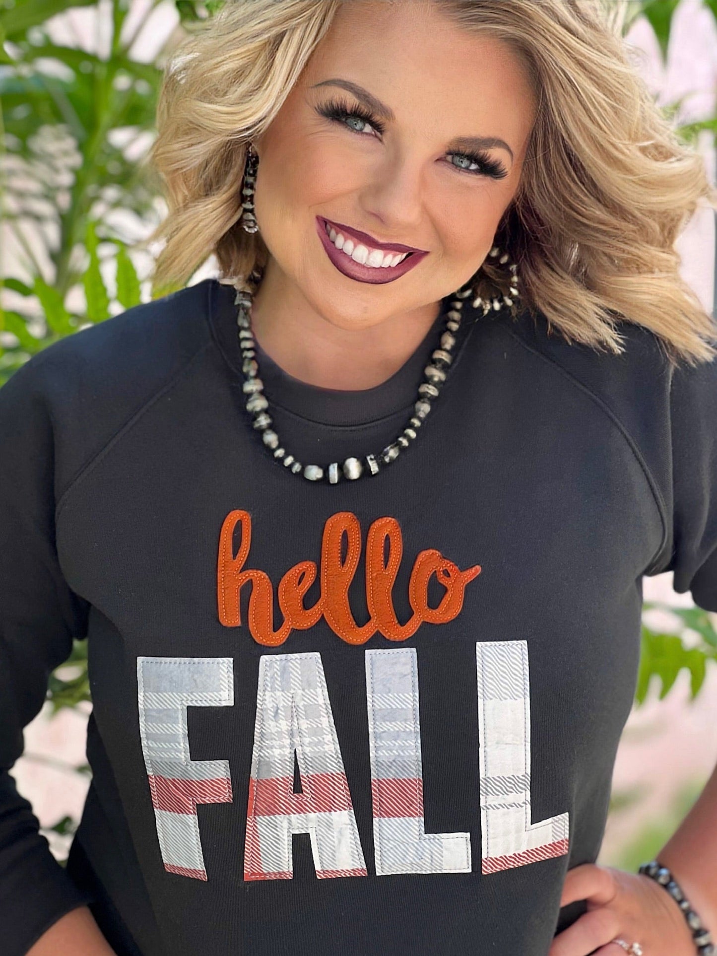 Hello Fall Applique Sweatshirt